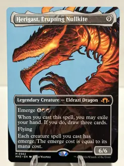 Herigast, Erupting Nullkite (Borderless) 362 M Modern Horizons 3 NM MTG - Image 1