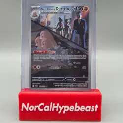 2026 Pokemon Ascended Heroes TCG TEAM ROCKET'S DUGTRIO 239/217 Full Art SIR B - Image 1