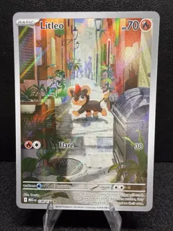 Pokemon Litleo ME01: Mega Evolution 139/132 Illustration Rare Holofoil NM/M - Image 2
