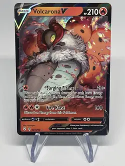 Volcarona V 21/203 Pokemon TCG Ultra Rare NM/M #2 - Image 1