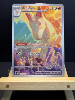 Rapidash 189/182 Illustration Rare – Destined Rivals – Pokemon TCG – Near Mint - Image 1