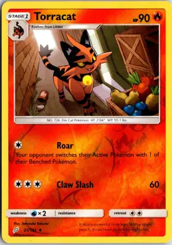 Torracat 21/181 UC Team Up Pokemon Reverse Holo NM/M - Image 1