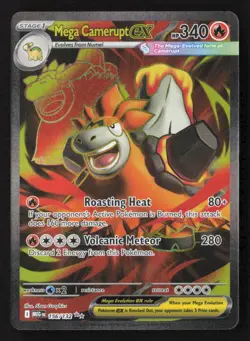 Mega Camerupt ex Ultra Rare Holo MEG 156/132 NM Pokemon TCG - Image 1