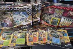x8 Pokemon TCG Crown Zenith Premium Collection Box Lot - Zamazenta Blister Set 820650851636 - Image 1