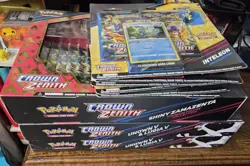 x8 Pokemon TCG Crown Zenith Premium Collection Box Lot - Zamazenta Blister Set 820650851636 - Image 2