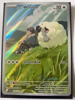 Hop’s Wooloo EN 170/159 Pokemon Journey Together Full Art Illustration Rare - Image 1