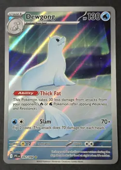 Pokemon Dewgong IR Illustration Rare 097/094 Phantasmal Flames NM/M - Image 2