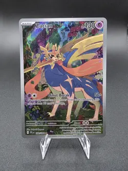 Pokemon TCG Zacian Holo Illustration Rare 100/094 ME02: Phantasmal Flames - Image 2