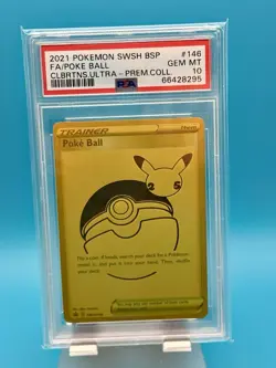 2021 Pokemon SWSH Black Star Promos Poke Ball #SWSH146 PSA 10 GEM MINT - Image 1