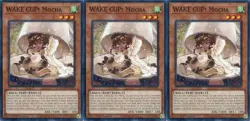 3x WAKE CUP! Mocha | DUAD-EN028 | Common | 1st Ed | NM | YuGiOh - Image 1