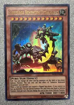 Subterror Behemoth Ultramafus INOV-EN084 Ultra Rare Unlimited NM - Image 1