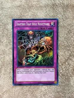Traptrix Trap Hole Nightmare JOTL-EN077 Yu-Gi-Oh 1st Edition LP - Image 1