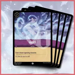 Disney Lorcana TCG: FREEZE x4 | The First Chapter Common *IN STOCK* - Image 1