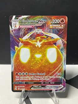 Cinderace VMax Pokemon TCG Fusion Strike 045/264 - Image 1