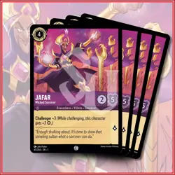 Disney Lorcana TCG: JAFAR - WICKED SORCERER x4 | Common *IN STOCK* - Image 1