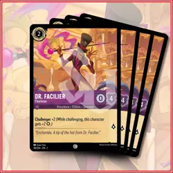 Disney Lorcana TCG: DR. FACILIER - CHARLATAN x4 | Common *IN STOCK* - Image 1