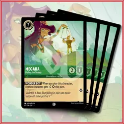 Disney Lorcana TCG: MEGARA - PULLING THE STRINGS x4 | Common *IN STOCK* - Image 1