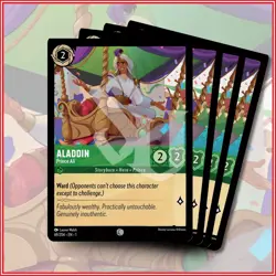 Disney Lorcana TCG: ALADDIN - PRINCE ALI x4 | Common *IN STOCK* - Image 1