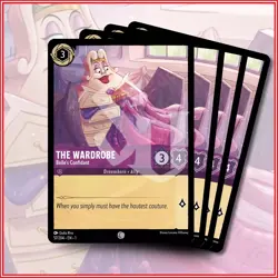 Disney Lorcana TCG: THE WARDROBE - BELLE'S CONFIDANT x4 | Common *IN STOCK* - Image 1