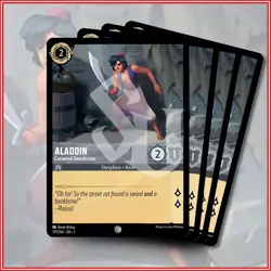 Disney Lorcana TCG: ALADDIN - CORNERED SWORDSMAN x4 | Common *IN STOCK* - Image 1