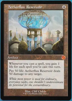 Aetherflux Reservoir The Brothers' War Retro Artifacts NM CARD (517350) ABUGames - Image 1