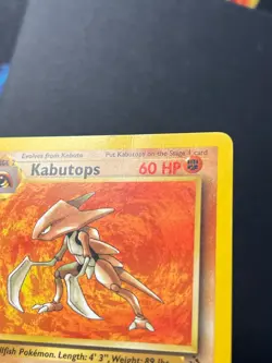 Kabutops 24/62 Fossil Rare Pokemon Card WOTC 1999 LP - - Image 3