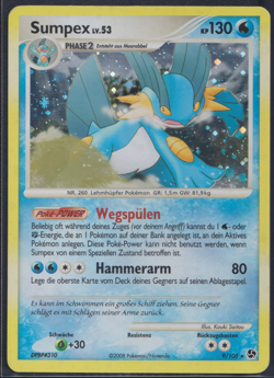 Sumpex 9/106 Holo Rare - Epische Begegnungen - DE - EXC - Pokemon TCG Karte - Image 1