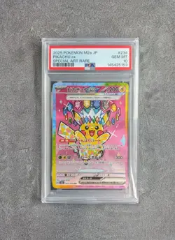 PSA 10 Pikachu ex # 234 MEGA Dream ex Japanese 2025 Pokemon Card - Image 1