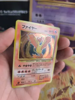Pokemon Karte Card lavados Moltres Mysterious Of Fossil Holo Wotc japanese NM- - Image 2