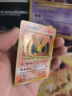 Pokemon Karte Card lavados Moltres Mysterious Of Fossil Holo Wotc japanese NM- - Image 3