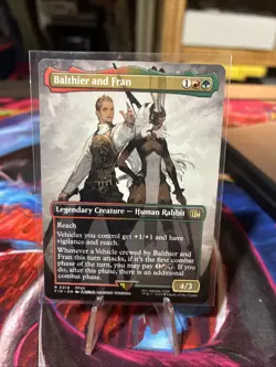 Balthier and Fran, Borderless, #319, Final Fantasy, Non Foil, NM, English, MTG - Image 1