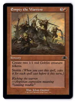 Empty The Warrens NM* RETRO Dominaria Remastered ENGLISH 318 mtg -UnltdCards - Image 1