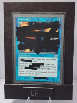 Censorship - Unglued - MTG - Magic The Gathering - TCG - Image 1
