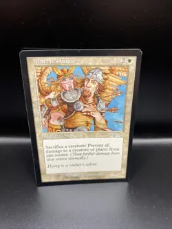 Magic Urza's Legacy 1999: #13/143 Martyr's Cause Uncommon TCG Card, Unplayed - Image 1