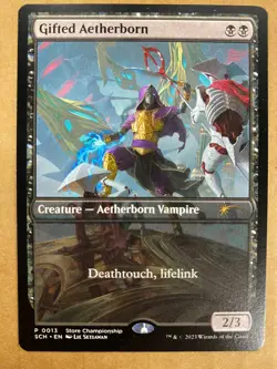 MTG 1x Gifted Aetherborn # 13 Store Championship Promo Magic the Gathering x1 NM - Image 1