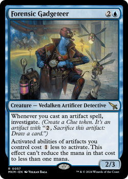 Forensic Gadgeteer [Murders at Karlov Manor] Magic MTG - Image 1