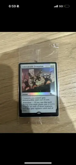 Unbreakable Formation NYCC TMNT Promo Foil Sealed Magic The Gathering MTG Turtle - Image 1