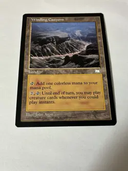 Winding Canyons Weatherlight Regular slightly used Mtg M1 - Image 1