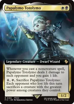 Papalymo Totolymo (Extended Art) [FINAL FANTASY Commander] Magic MTG - Image 1
