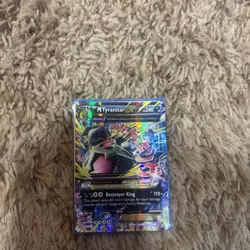 Pokemon TCG Mega M Tyranitar EX Holo Ultra Rare Ancient Origins 43/98 - Image 1