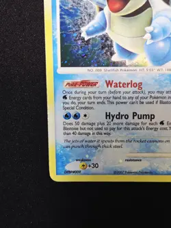 Blastoise 2/132 Swirl Holo Bleed Rare Pokemon 2007 Diamond Pearl Secret Wonders - Image 5