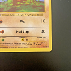 Diglett 47/102 1st Edition Shadowless Base Set Regular NM - Pokemon Card - Image 4