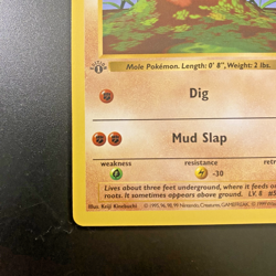 Diglett 47/102 1st Edition Shadowless Base Set Regular NM - Pokemon Card - Image 5