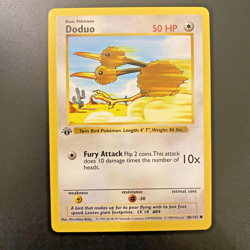 Doduo 48/102 1st Edition Shadowless Base Set Regular NM - Pokemon Card - Image 1