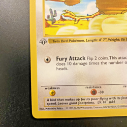 Doduo 48/102 1st Edition Shadowless Base Set Regular NM - Pokemon Card - Image 5