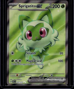 Sprigatito ex 251/217 Ultra Rare Ascended Heroes Pokemon Near Mint - Image 1