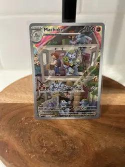 Machoke 177/165 Holo Illustration Rare English 151 Pokemon Card NM - Image 1