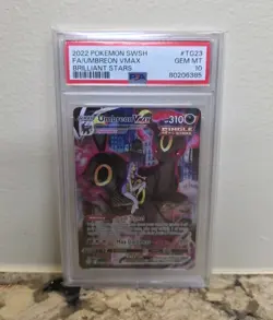 Umbreon VMAX TG23/TG30 Brilliant Stars FA Pokemon Card Trainer Gallery PSA 10 - Image 1