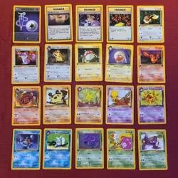Pokemon TCG Team Rocket Wizards 2000 1st Edition Lot 20 Cards - Image 1