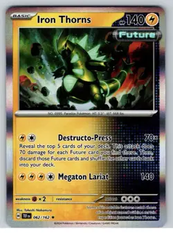 Iron Thorns 62/162 2024 SV Temporal Forces Holo Rare - Image 1
